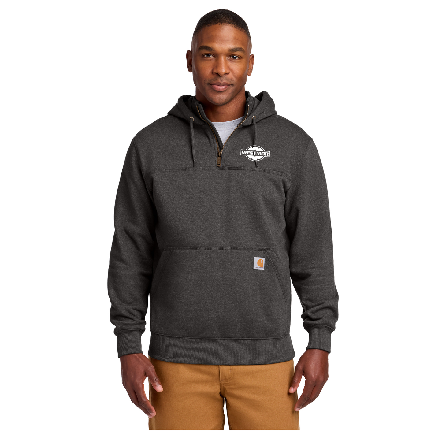 Carhartt Rain Defender Paxton Heavyweight Hooded Zip Mock Sweatshirt