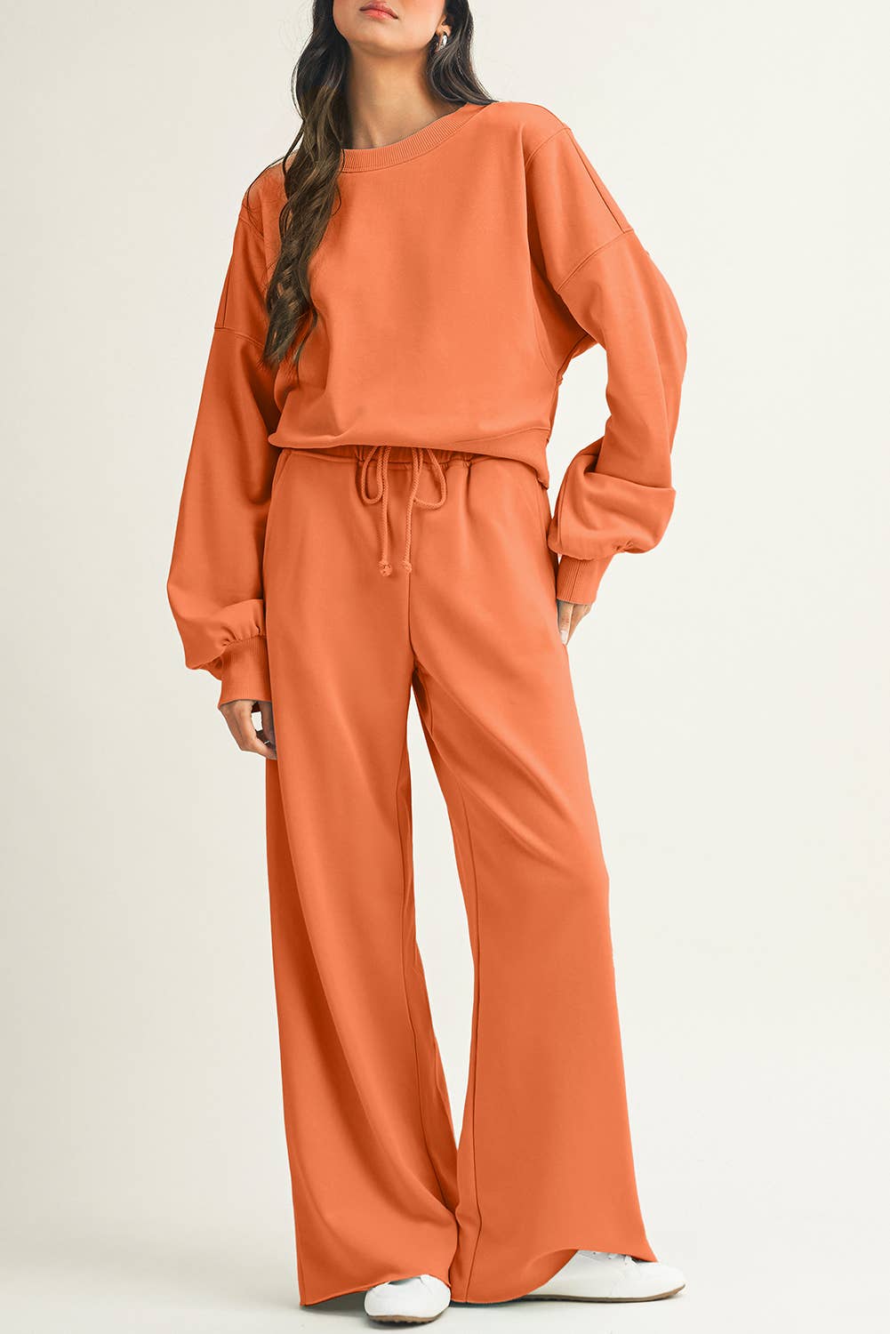 Wide Leg Pants Set