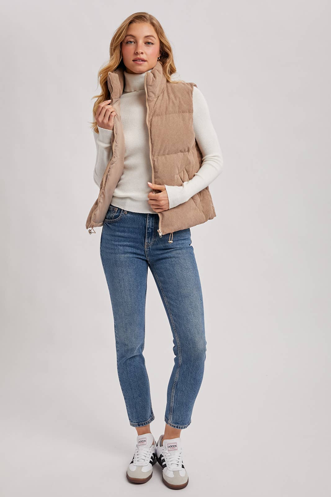 CORDUROY PUFFER VEST