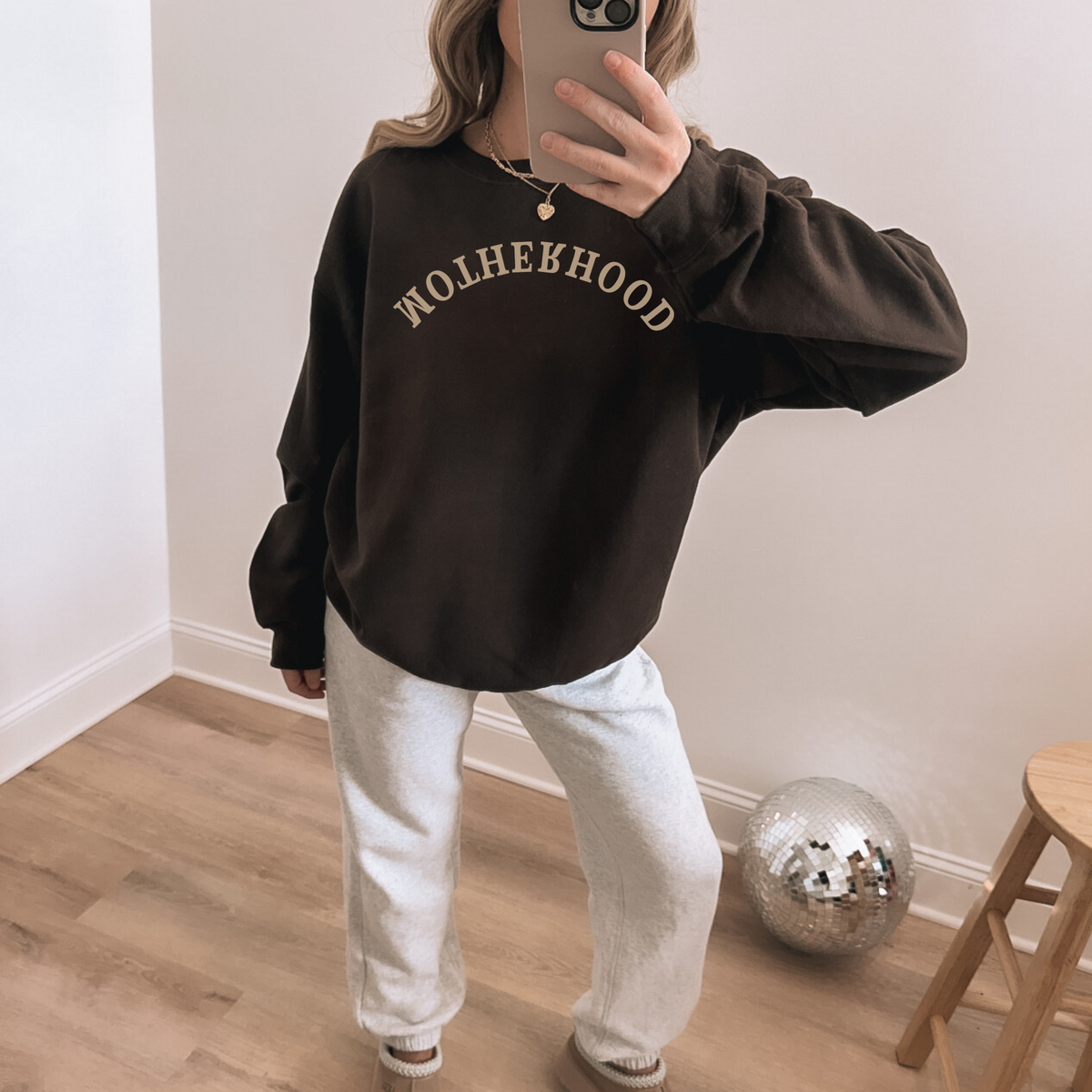 Upside Down Motherhood Crewneck