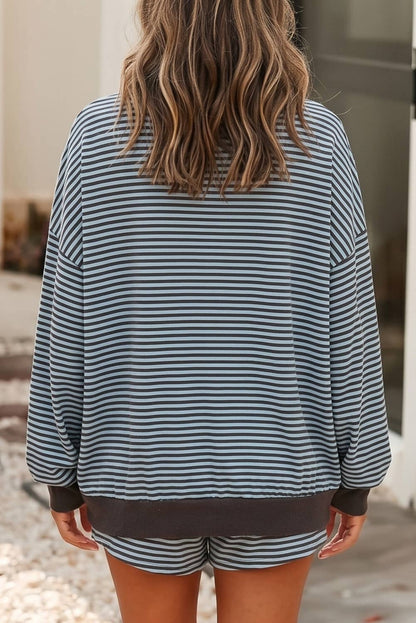 Striped Short Set