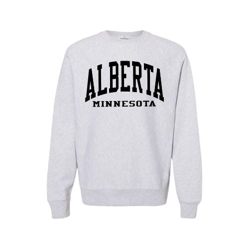 ALBERTA, MN CREWNECK SWEATSHIRT