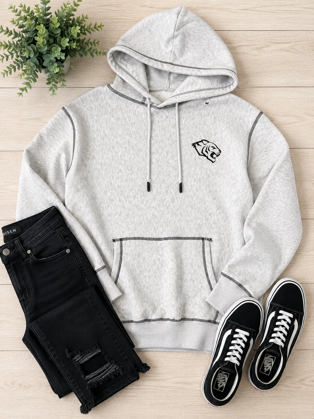 Tiger Head Hoodie
