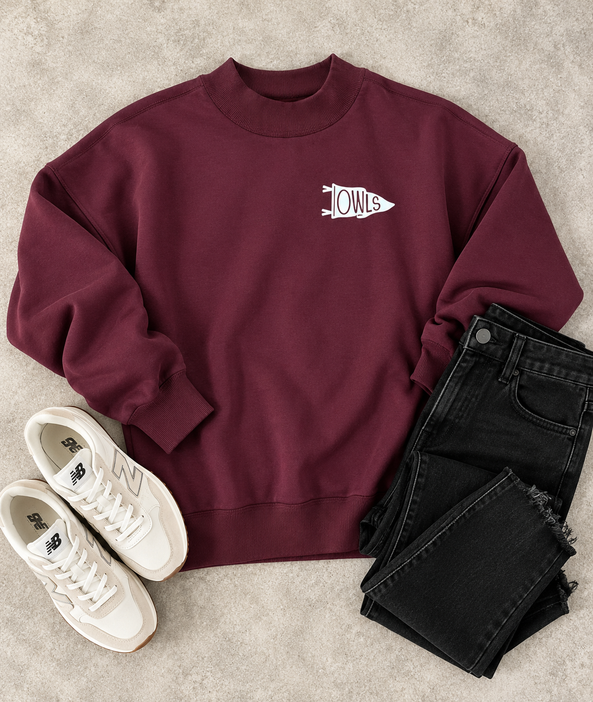 Owls Mockneck