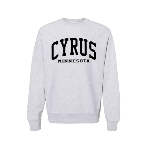 CYRUS, MN CREWNECK SWEATSHIRT