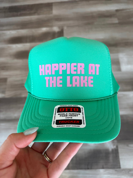 Happier at the Lake - hat