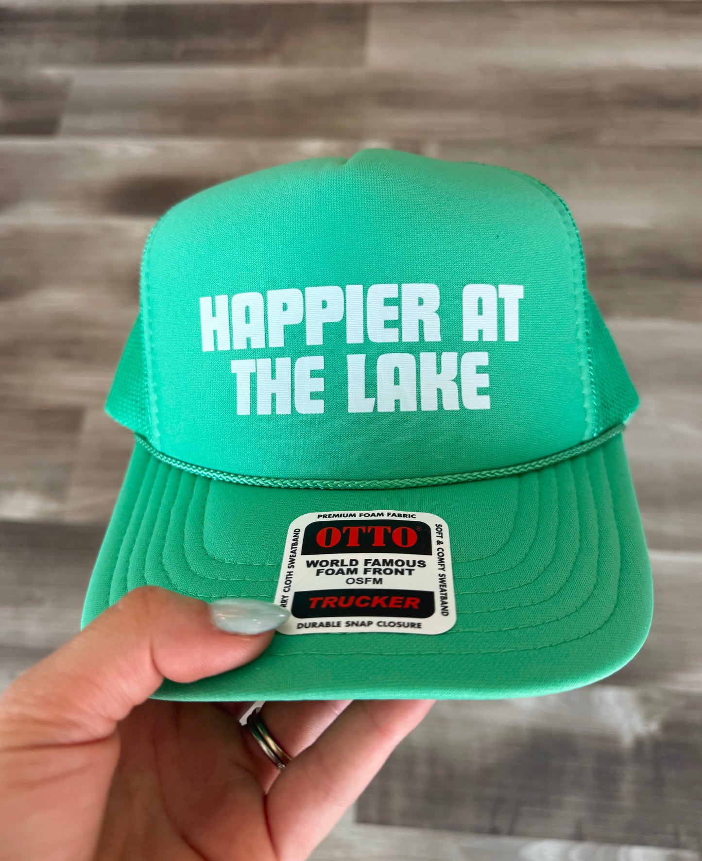 Happier at the Lake - hat