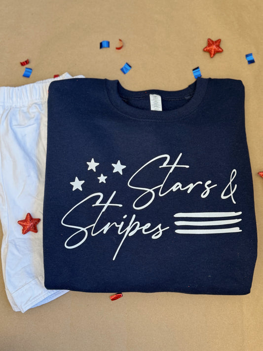 STARS & STRIPES CREWNECK