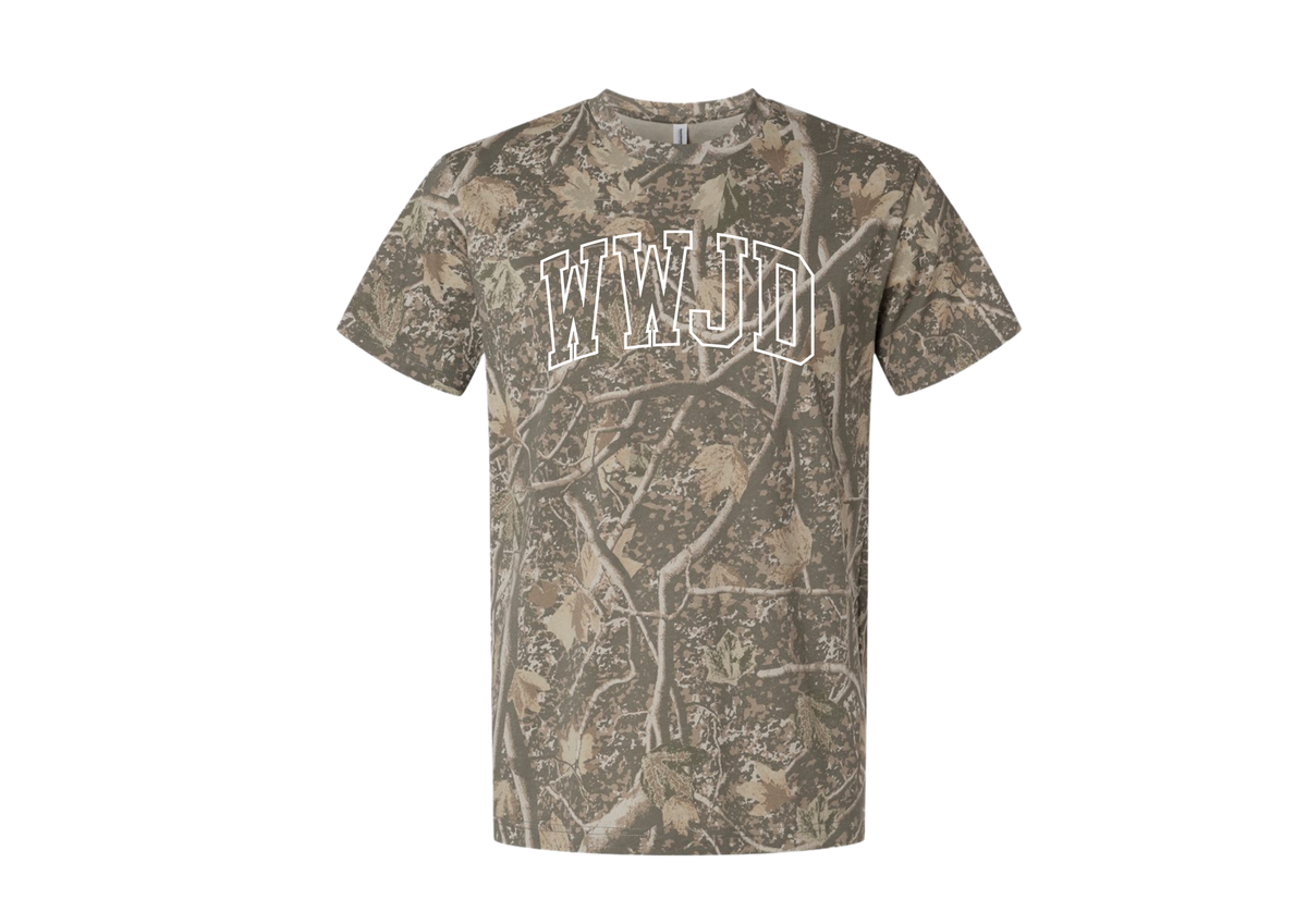 WWJD Camo Tee